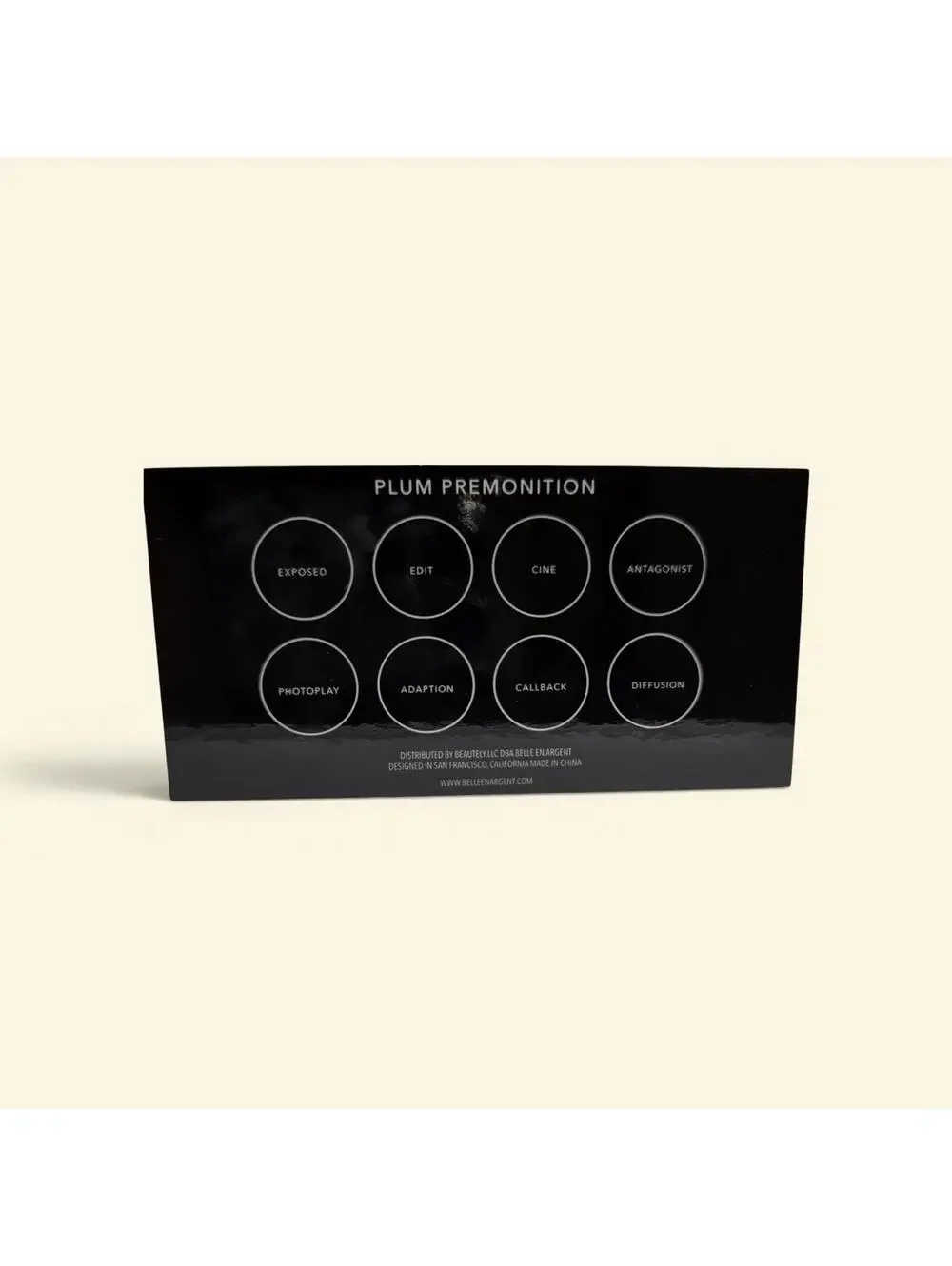BELLE EN ARGENT Eyeshadow Palette Plum Premonition - NIB
